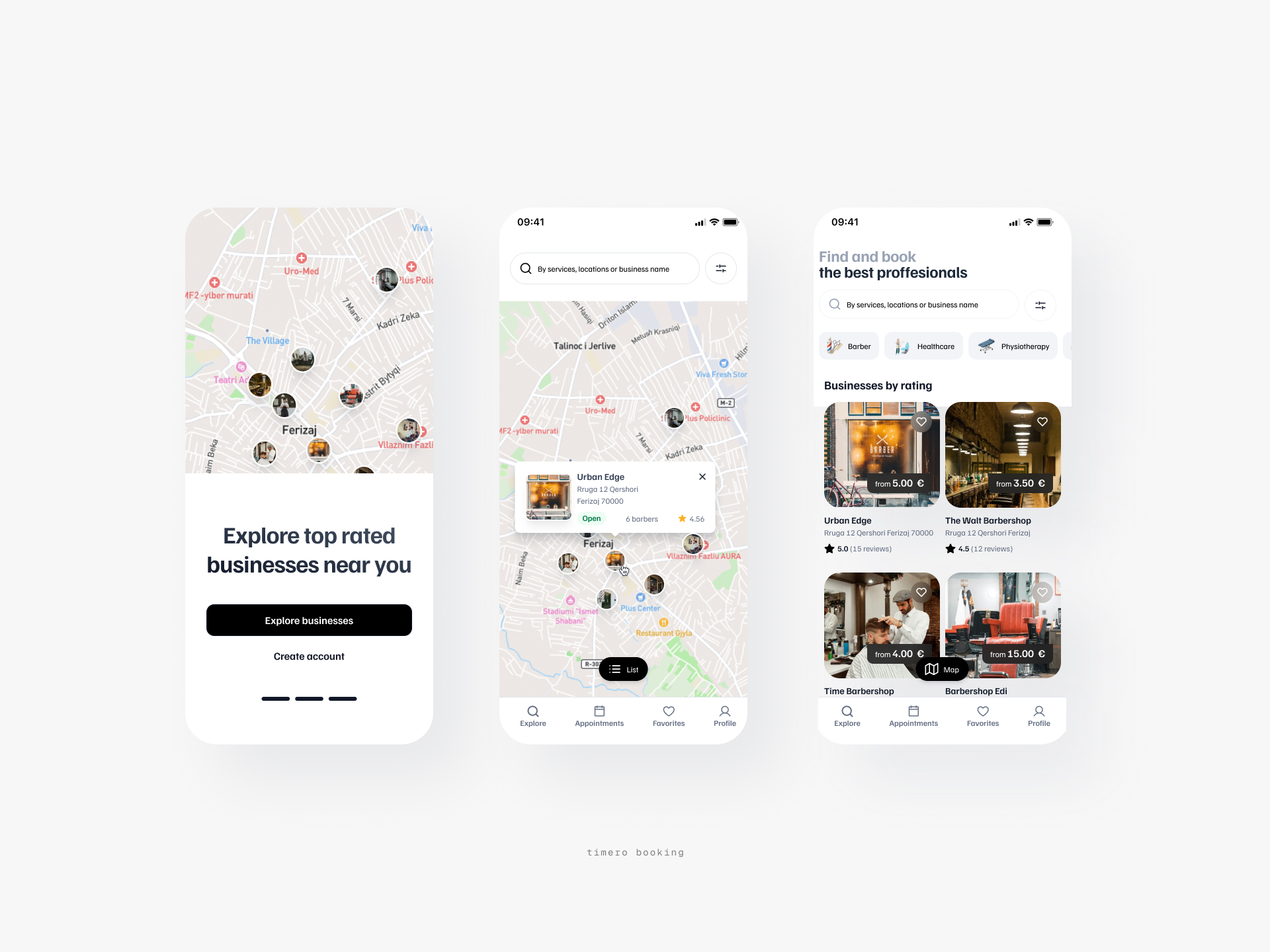 Timero Booking - Listings